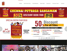 Tablet Screenshot of chennaiputhagasangamam.com